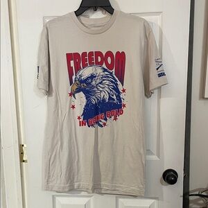 Grunt Style Beige Freedom Eagle T-Shirt